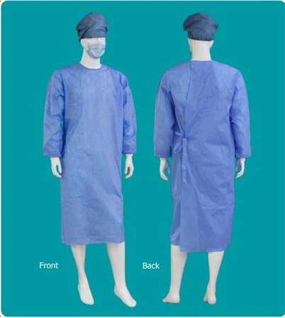 SMS de rochie de izolare de unică folosință